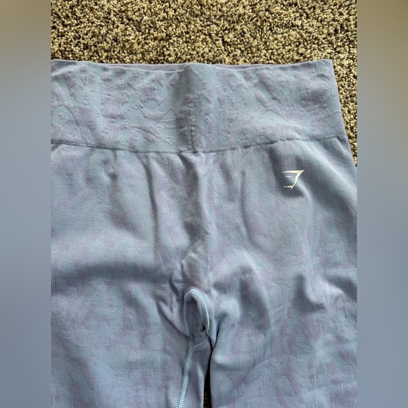 Gymshark Adapt Seamless Leggings- Butterfly Light Blue/Purple - Picture 5 of 6